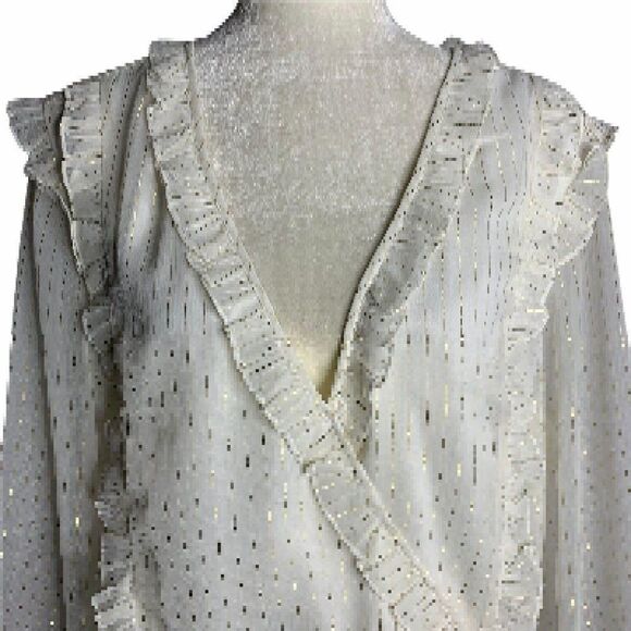 CURATD x LTS Frill Detail Top 16 White Gold - Picture 2 of 6